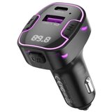 XO FM predaјnik BCC12, Bluetooth + punjač za automobil, 3.1A, crni Cene