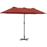  Vrtni suncobran Terakota 370 x 197 x 239 cm | shoptok.hr