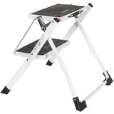 MID.YOU Zložljiva Lestev Solid W1, Bela, Jeklo | Shoptok.si