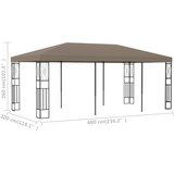  Sjenica od tkanine 6 x 3 m smeđe-siva | shoptok.hr