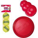 Kong igralni set: pasji frizbi, Classic, teniške žogice - Medium (frizbi, Classic, teniške žogice 3-delni paket) Cijene