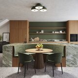 Sollux SL.1680 - stropna lampa omiq 4xE27/15W/230V, prečnik 30 cm, zelena | Eponuda.com