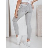 DStreet Jeansy damskie push up szare | Shoptok.si