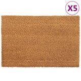 vidaXL Predpražnik 5 kosov naravne barve 40x60 cm kokosova vlakna Cene