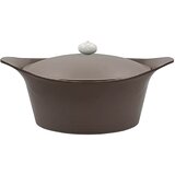 Cookut Kozica s pokrovom Incredible Cocotte Mocha 28cm / rjavo-siva / aluminij, (20828758) Cene