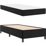  Krevetna konstrukcija s madracem Crna 90 x 200 cm tkanina | shoptok.hr