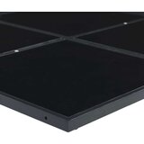 vidaXL 5-dijelni vrtni blagovaonski set crni od tekstilena | shoptok.hr