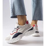 Gemre White sneakers with visible tread Rosita | Shoptok.si
