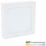 Mitea Lighting Nadgradni kvadratni led panel beli 12W 3000~6500K beli M12NK-CCT Cene