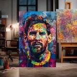  Slika MESSI VIBES na platnu | Poslikana struktura | Shoptok.si