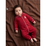 Sinsay Pamučni božićni kombinezon s vezom medvjedića | shoptok.hr