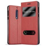 Cadorabo Ohišje, združljivo z Nokia 5 2017 v žafranovo rdeča - Zaščitni ovitek z magnetnim zapiranjem, stoječo funkcijo in 2 okencema za gledanje, (20551256) | Shoptok.si