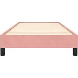 vidaXL Okvir za krevet ružičasti 90x190 cm baršunasti | shoptok.hr