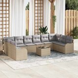  Sjedeća garnitura za vrt Bež 55 x 55 x 37 cm poliratan | Shoptok.si