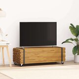 vidaXL Klubska mizica 110x45x35 cm trdna tikovina | Shoptok.si
