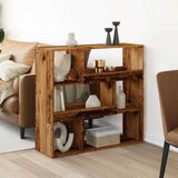 vidaXL Knjižna omara starinski les 100x33x94,5 cm inženirski les | Shoptok.si