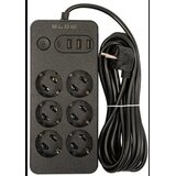 Blow PS-650 podaljšek s 6 vtičnicami, 3×USB + USB-C, 5 m | Shoptok.si