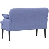  Ljubavni kauč s gumbima Traper plava 111 x 68 x 80 cm Tkanina | shoptok.hr