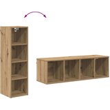 vidaXL viseći ormarić zidne riga umjetnički hrast 30 x 29,5 x 100 cm | shoptok.hr