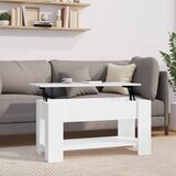 vidaXL stolić za kavu sjajni bijeli 101x49x52 cm konstruirano drvo | shoptok.hr