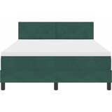  Krevet s opruga kutije Tamnozelena 160 x 200 cm Baršun | shoptok.hr