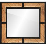 vidaXL Kopalniško ogledalo 60x1x55 cm trden akacijev les | Shoptok.si