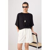 TRENDYOLMILLA Trendyol ženska majica Twoss26Ts00221, crna | Eponuda.com