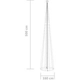  Stožasto božićno drvce sa 752 plave led žarulje 160 x 500 cm | shoptok.hr