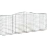  Obokane gabion košare 6 kosov 400x50x140/160cm pocinkano železo, (20757829) | Shoptok.si