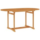 The Living Store Vrtna miza 150x90x75 cm trdna tikovina - Vrtna Miza, (21470880) Cene