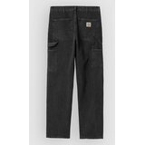 Carhartt WIP Double Knee Kavbojke black stone washed | Shoptok.si