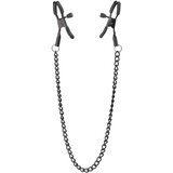 DREAMTOYS Blaze Deluxe - metalne stezaljke za bradavice s lancem (crne) Cijene