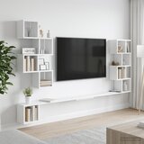  Polica za TV na zidu Bijela 200 x 15 x 94 cm Konstruirano drvo | shoptok.hr