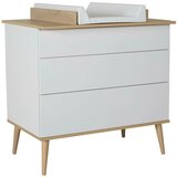 Qu-ax komoda flow white & oak | Shoptok.si