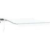  Skrovita tenda Bijelo 350 x 250 cm Tkanina i čelik | shoptok.hr