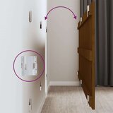  Zidno uzglavlje boja meda 166x3x60 cm masivna borovina | shoptok.hr