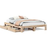 Maison Chic Posteljni okvir - Dvoposteljna postelja - Zakonska postelja brez vzmetnice 160x200 cm trdna borovina-J3258, (21771078) | Shoptok.si