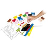  Set za slikanje pijeskom s 2 slike, brod i automobil, 11 boja pijeska | shoptok.hr