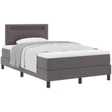 Krevet s opruga kutije Siva 120 x 200 cm Umjetna koža | shoptok.hr