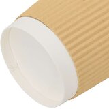  Papirnate šalice za kavu 500 kom 16 oz 400 ml smeđe | shoptok.hr
