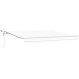  Skrovita tenda Bijelo 400 × 350 cm Poliester i metal | shoptok.hr