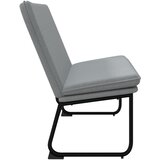  Klupa svjetlosiva 100 x 75 x 76 cm od tkanine | shoptok.hr