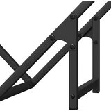  Stalak za drva crni 50x25x50 cm hladno valjani čelik | shoptok.hr