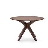 Kave Home Okrugao blagovaonski stol s pločom stola u dekoru oraha ø 120 cm Naanim – | shoptok.hr