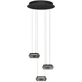 Nova Luce Mat crna staklena LED viseća svjetiljka s mogućnosti zatamnjivanja ø 35 cm Jailyn – | shoptok.hr