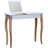 Ragaba Svetlo siva toaletna mizica z ogledalom Dressing Table, dolžina 85 cm Cene