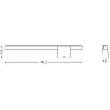 Brilagi LED Spoljna zidna svetiljka VELORA LED/12W/230V 90 cm IP44 antracit | Eponuda.com