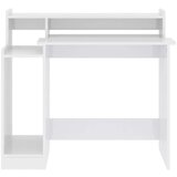 vidaXL radni stol s led svjetlima bijeli 97x45x90 cm konstruirano drvo | shoptok.hr