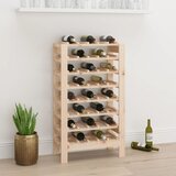 Stalak za vino 61,5x30x107,5 cm od masivne borovine | shoptok.hr