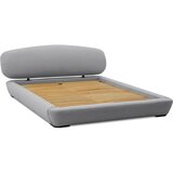Scandic Sivi tapecirani bračni krevet s prostorom za odlaganje s podnicom 140x200 cm Odette – | shoptok.hr